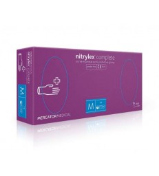 Rękawice Nitrylex® PF Collagen - róż